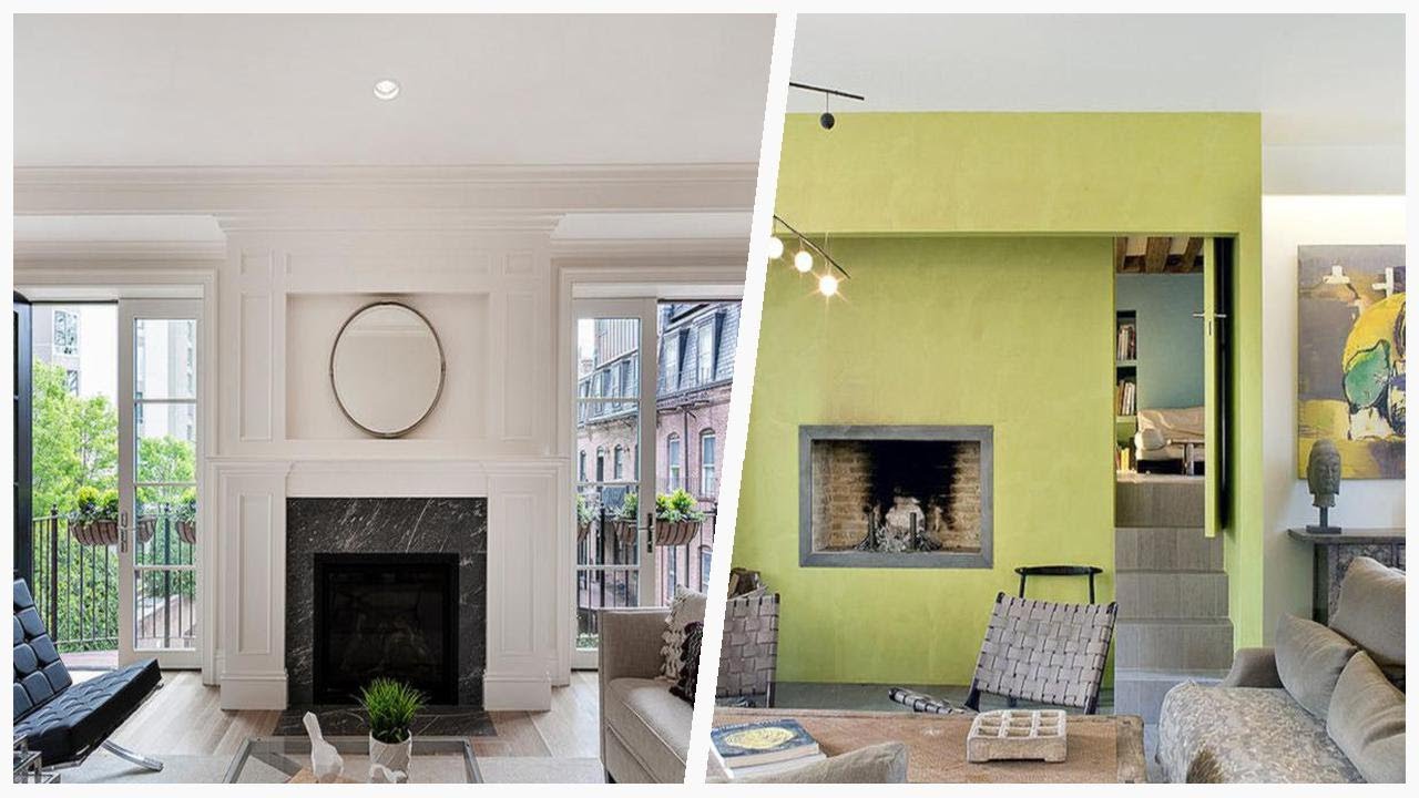 75 All Ceiling Designs Green Living Room Design Ideas You'll Love 🔴