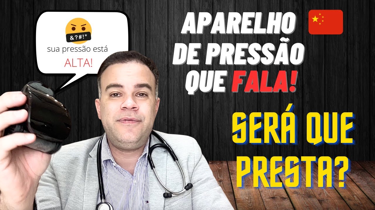 APARELHO de PRESSÃO CHINÊS que FALA! SERÁ QUE DÁ BOM?