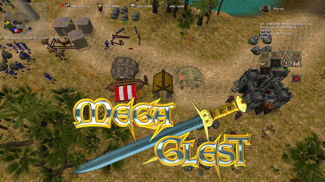 Mega Glest - 3D Real-Time Strategy Game - Archery Scenario Game