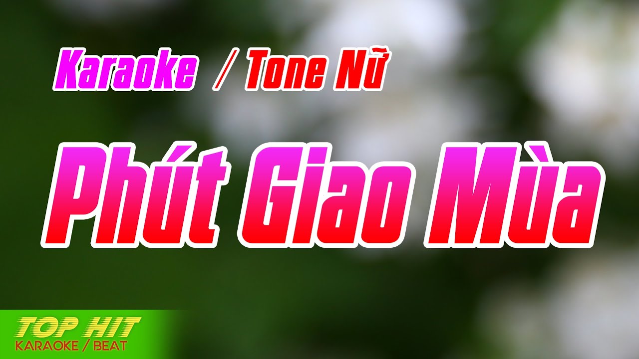 Phút Giao Mùa (Trần Thiện Thanh) Karaoke Tone Nữ | Nhạc Sống Chuẩn Phối Mới Dễ Hát TOP HIT KARAOKE