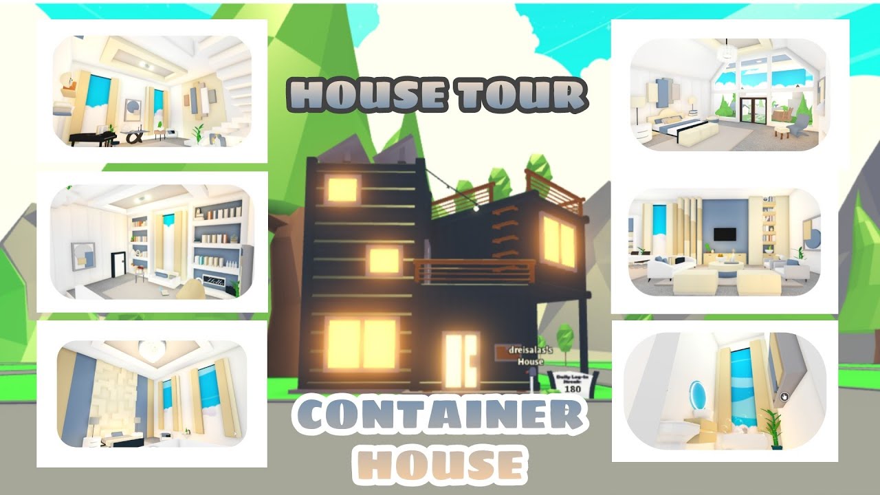Adopt me CONTAINER HOME BUILD HOUSE TOUR ✨ Adopt me ROBLOX