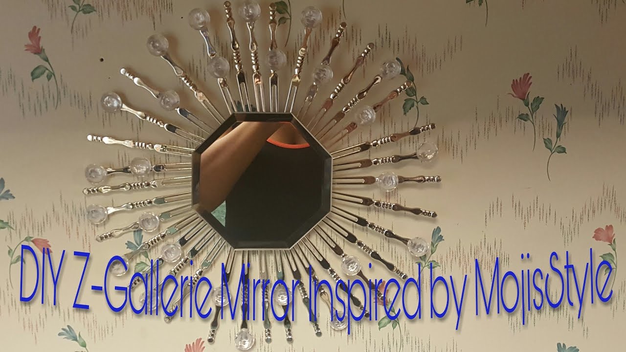 Dollar Tree DIY: Z-Gallerie Mirror Inspired by MojisStyle