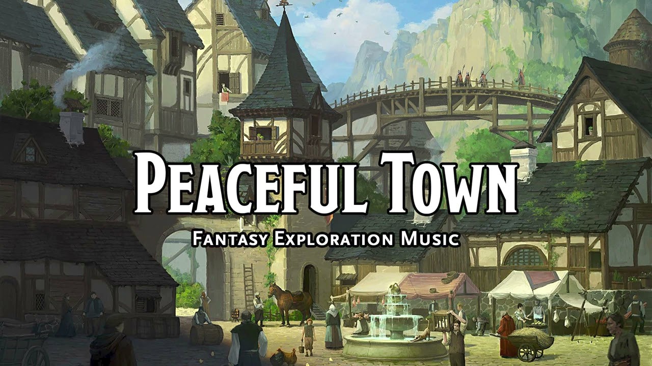 Peaceful Town | D&D/TTRPG Music | 1 Hour