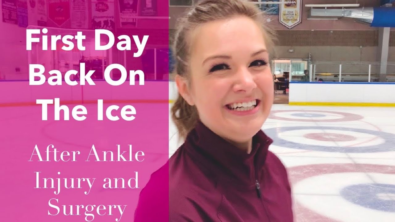 Pro Figure Skater’s First Day Ice Skating after Injury