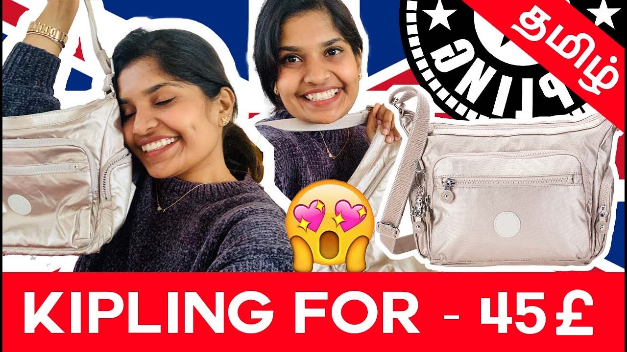 MY FIRST KIPLING BAG IN LONDON -   Kipling Women's Gabbie S Crossbody | Kipling bag Review in Tamil