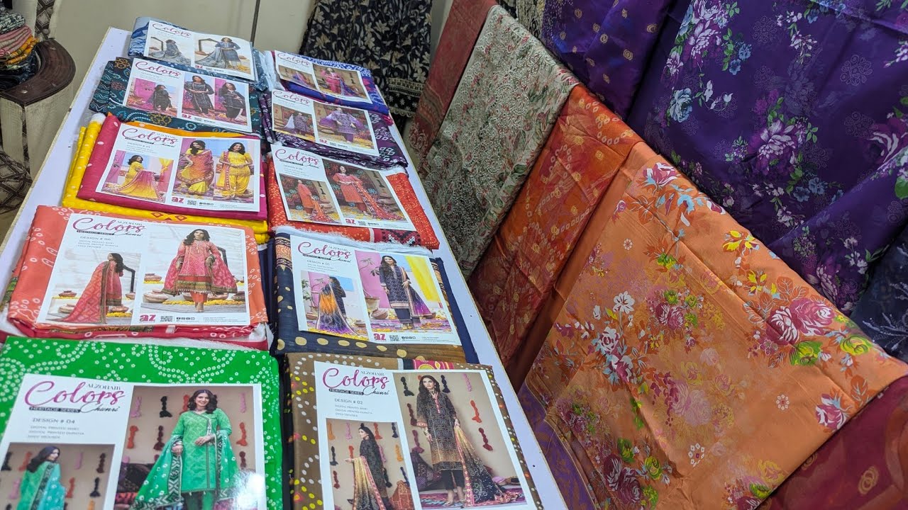 Colors Chunri by Al Zohaib Digital Printed Lawn Shirt Dupatta Trouser Original Unstitched Collection