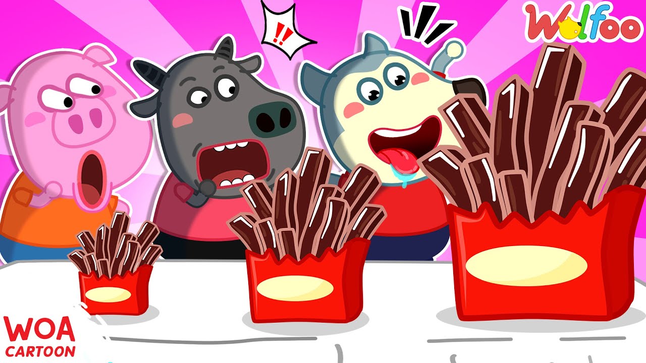Wolfoo Và Thử Thách Socola Khổng lồ | Thử Thách 24h  🐺 Hoạt Hình Wolfoo Tiếng Việt