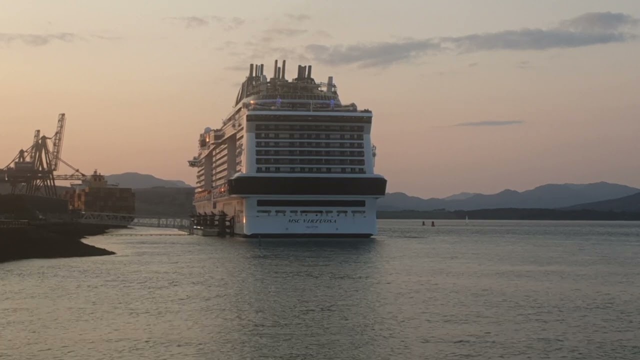 Cruise Ship leaving Greenock