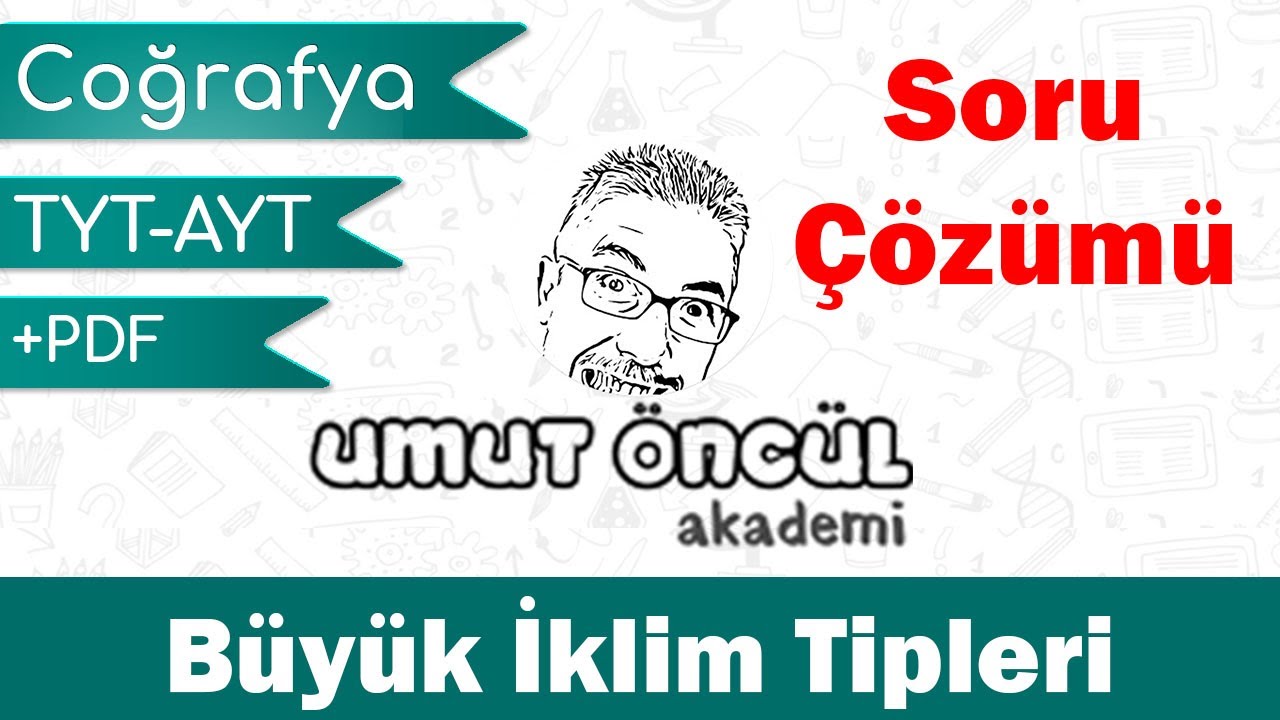 Coğrafya | TYT |  Büyük İklim Tipleri | Soru Çözümü | +PDF