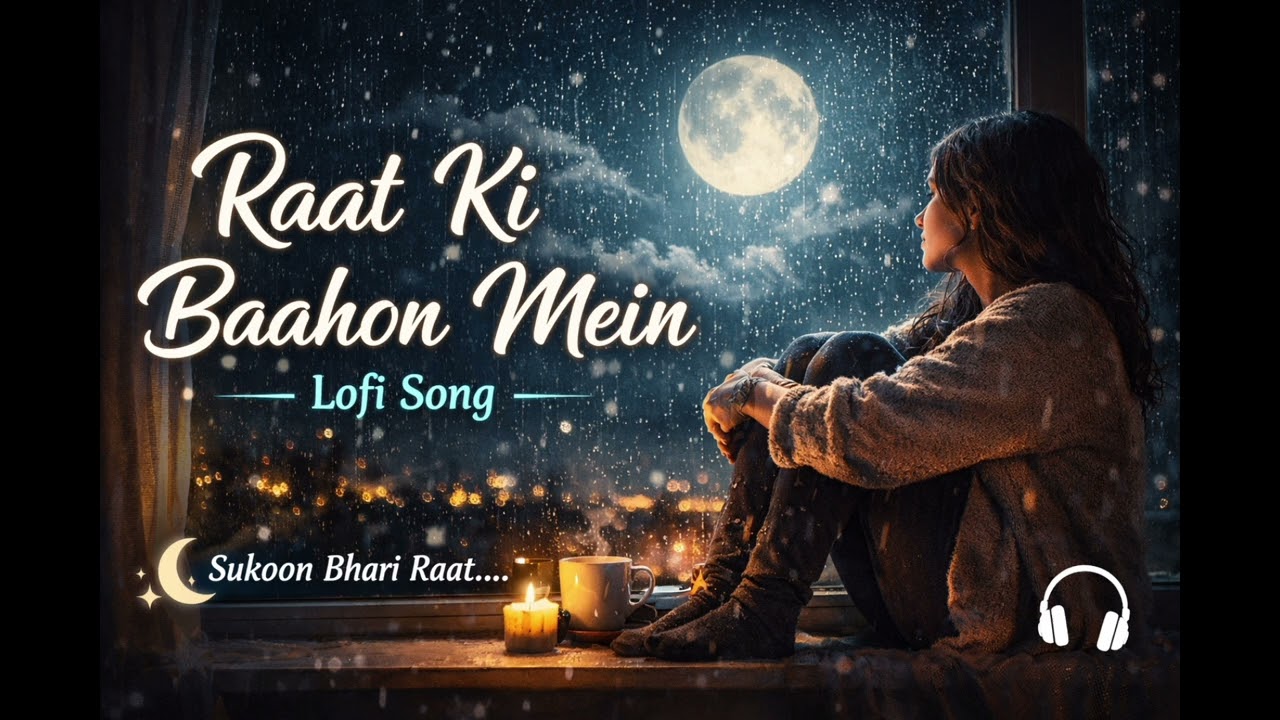 Raat Ki Baahon Mein 🌙 | Sukoon Bhari Hindi Lofi Song | Relaxing Night Vibes 2026