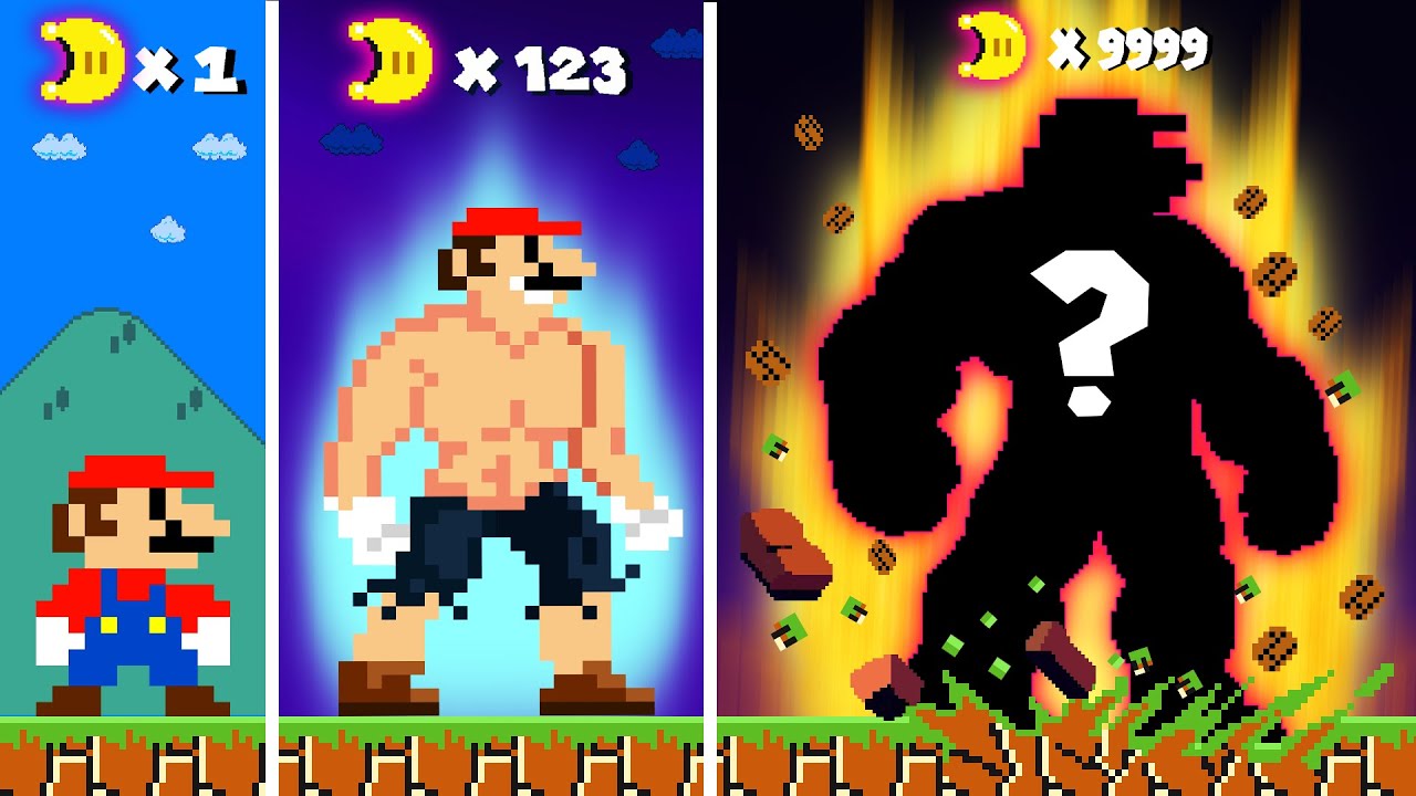Super Mario Galaxy Movie., But Mario Collects 999 Moon Turn To Strongest Muscle