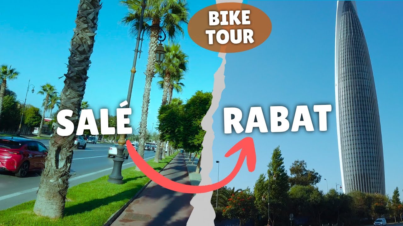 Morning Bike Ride 🇲🇦 | Salé to Rabat Morocco [ASMR]