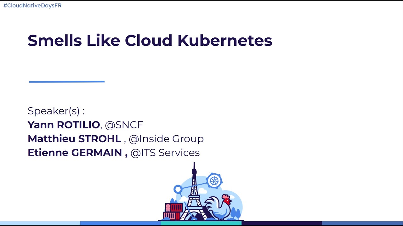 REX SNCF - Smells like Cloud Kubernetes : Notre Kube managé on-premise