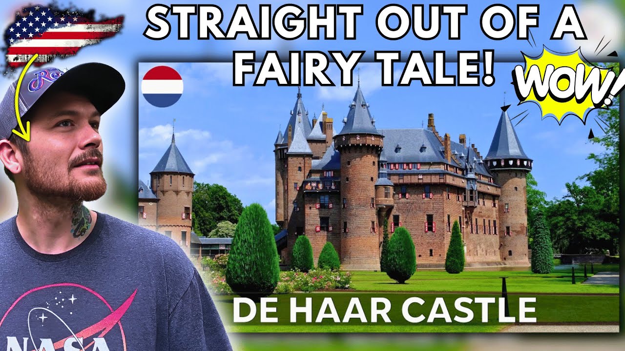 American Reacts to DE HAAR CASTLE, NETHERLANDS. Magnificent castle views