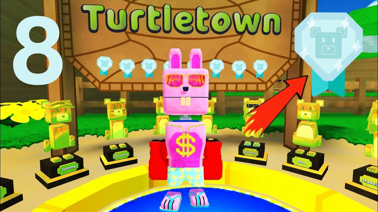 All Diamond Medals in Turtle Town Super Bear Adventure Gameplay Walkthrough