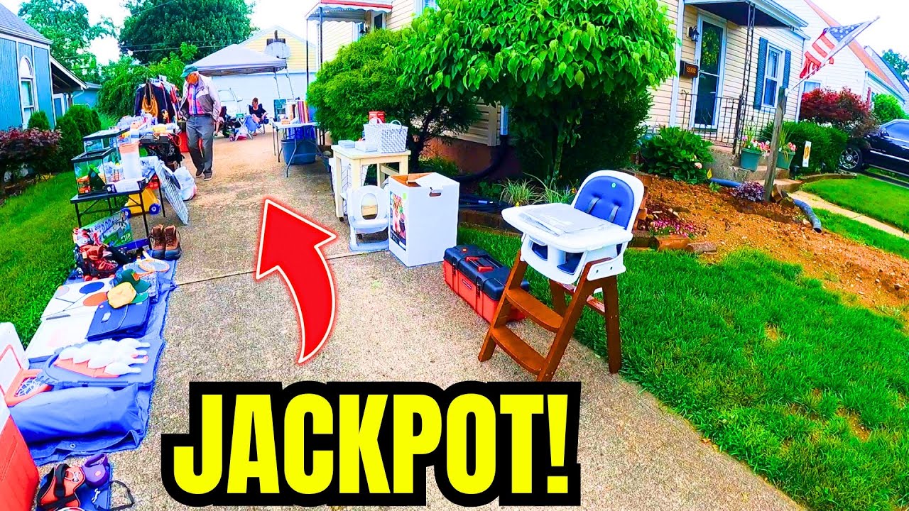 THIS YARD SALE WAS LOADED! HOW DID THEY MISS ALL THIS?