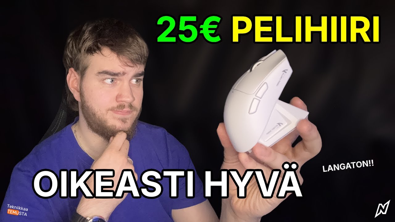 25&euro; PELIHIIRI JOKA ON OIKEASTI HYV&Auml;!  Attack shark x11 | Tekniikkaa Temusta