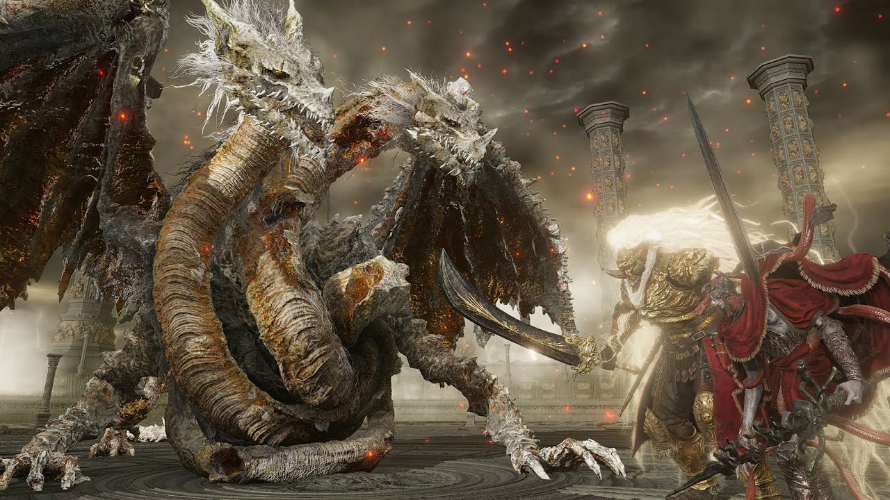 Full Scadutree Fragment Dragonlord Placidusax Vs NEW Bosses - Elden Ring Shadow of the Erdtree