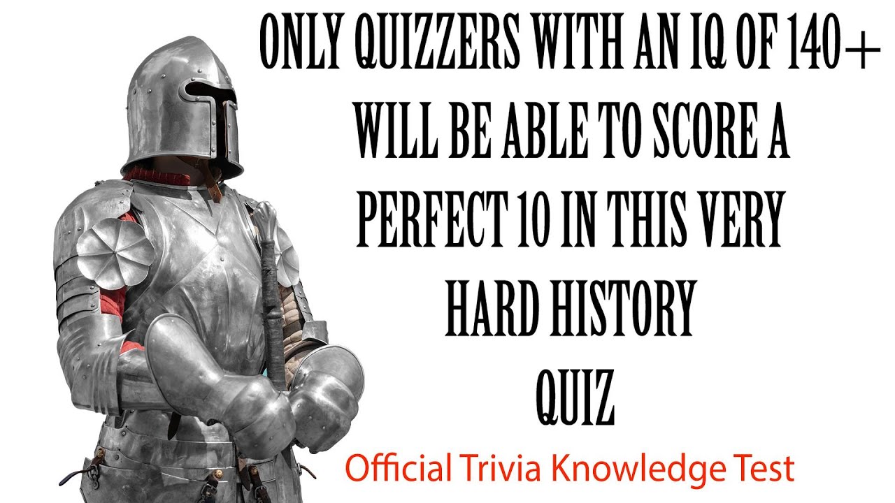 Hard History Quiz
