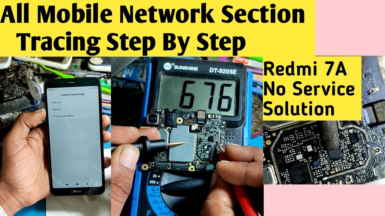 All Mobile Network Section Tracing | Redmi 7a No Service Solution