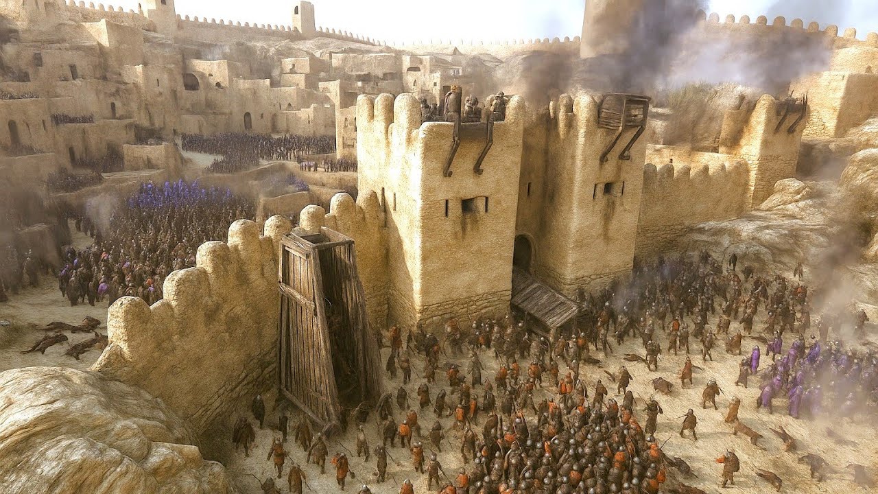 5000 Vlandians attacks 3000 Aserai - Castle Siege Battle | Mount & Blade 2 Bannerlord