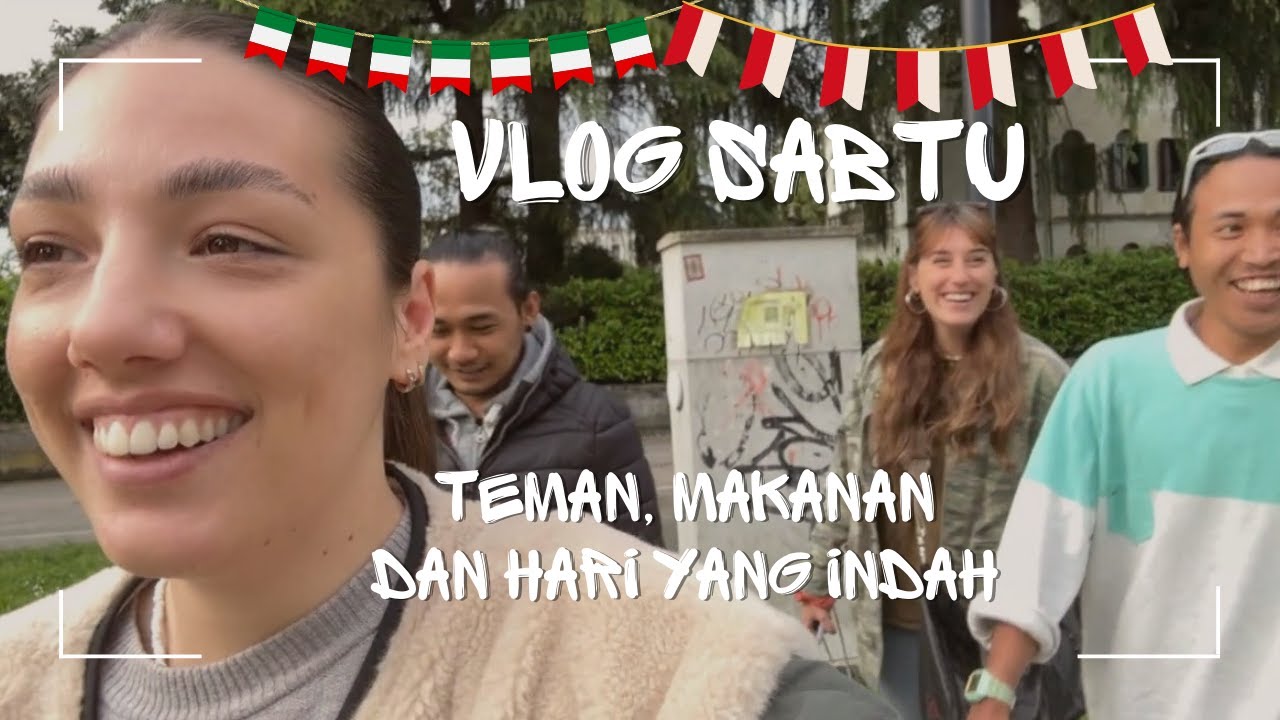 Bertemu YouTuber from Lombok yang tinggal di Italy bersama istri bule + indonesian restoran 🤤