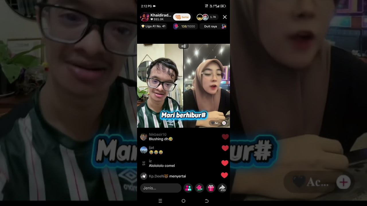 Live Pk Khaidiradam dan random sembang