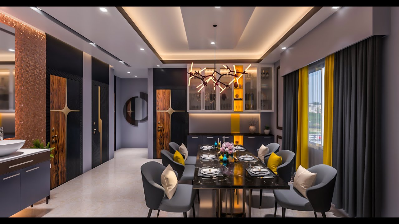 3ds Max Living & Dining Room Interior Modeling Bangla Tutorial  Modeling In 3ds max  Part -2