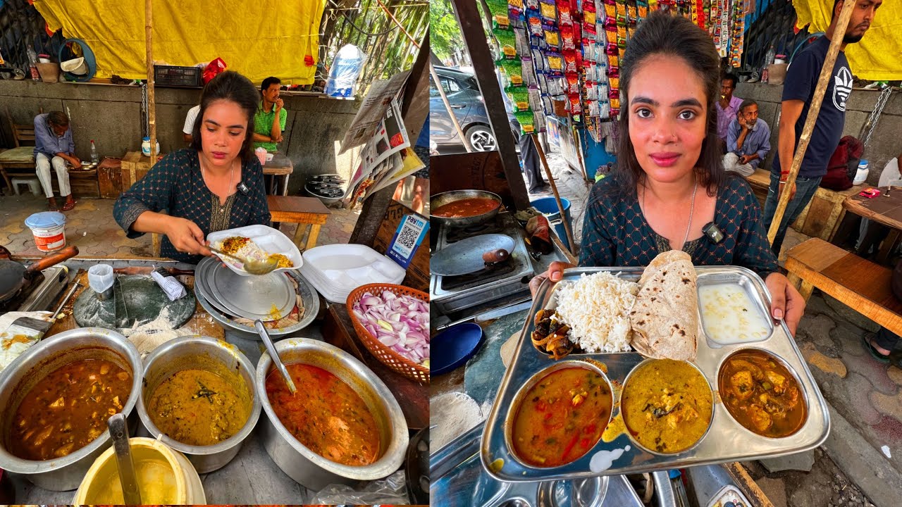 40 ₹ में ग़रीबों की 5 Star Thali ⭐️⭐️ इससे सस्ता काई नही मिलेगा 😱😱