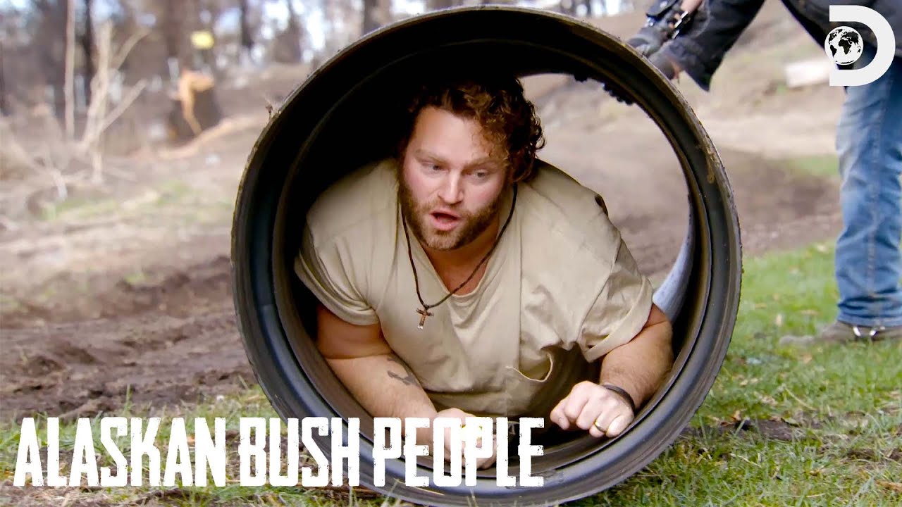 Gabe and Bam Bam Fix the Road and Build a Culvert | Alaskan Bush People