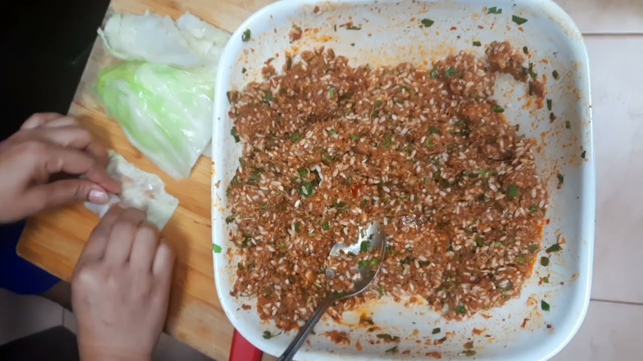 HOW TO COOK TURKISH DOLMA/SARMA