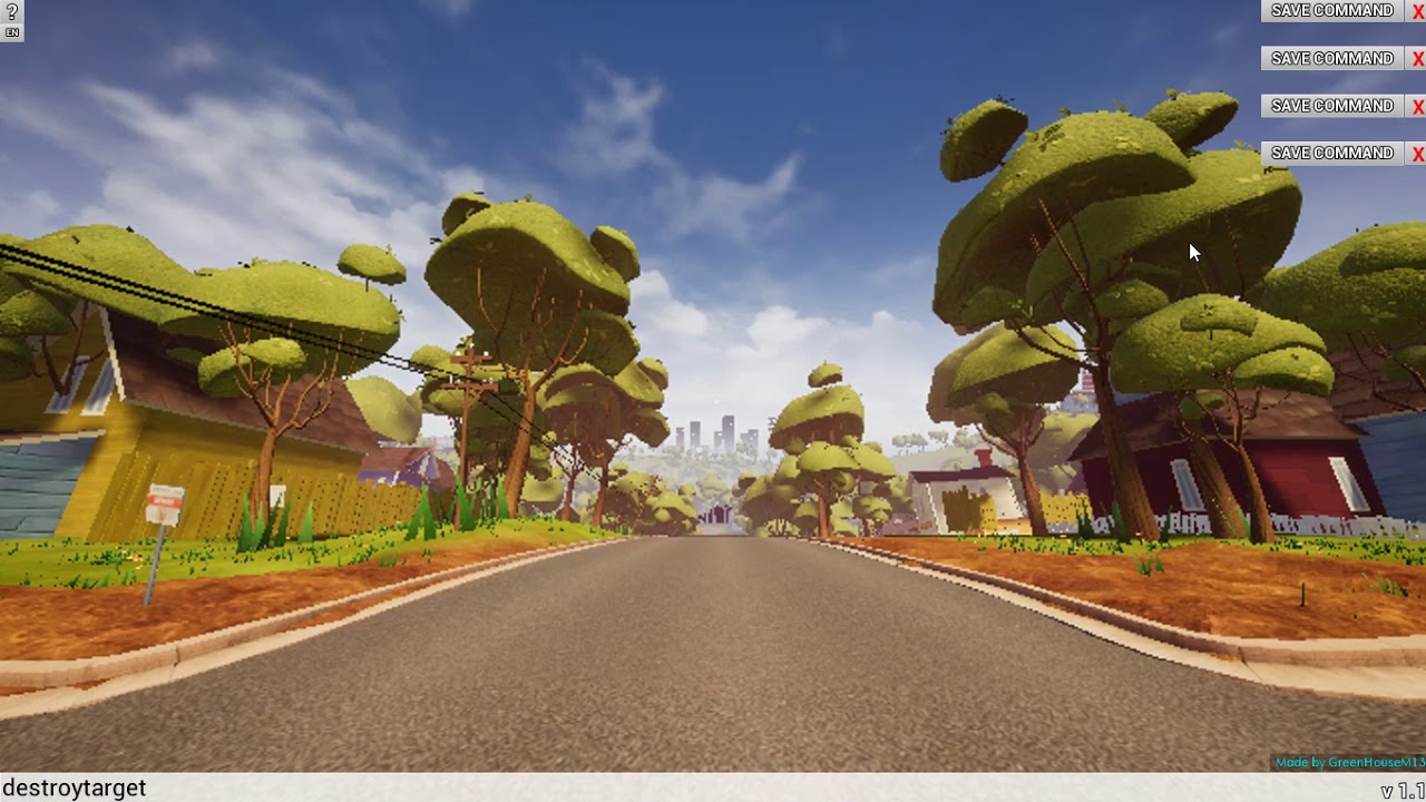Riding A Car In Hello, Neighbor!