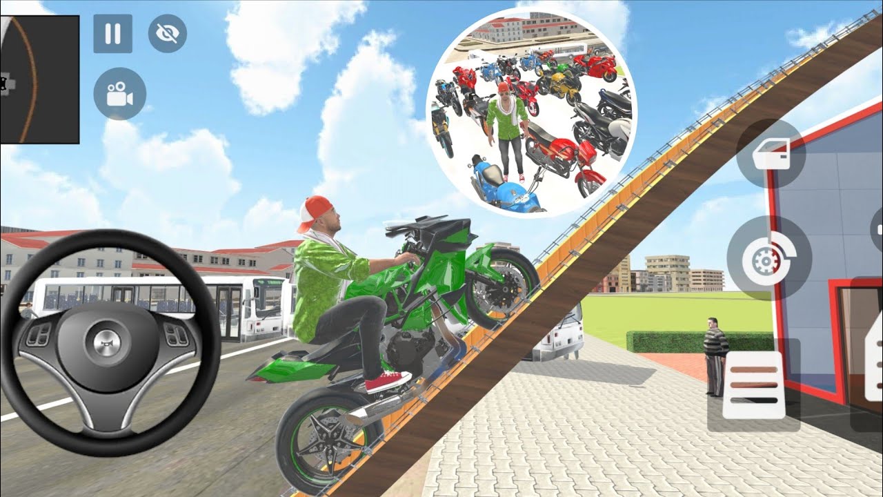 🤩Franklin put all the bikes on top of the showroom‎ Indian theft auto simulator 🔥😍