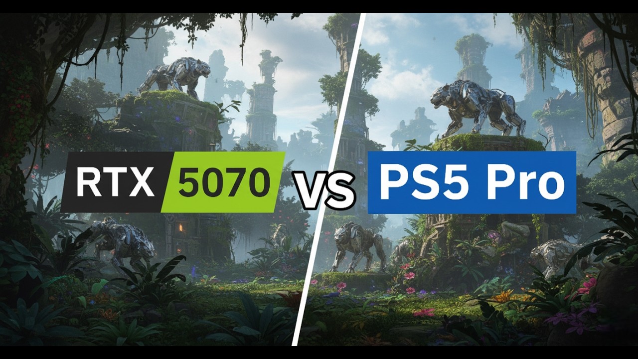 RTX 5070 vs PS5 Pro –Who Takes the Crown of This Pure Visual Comparison  ?