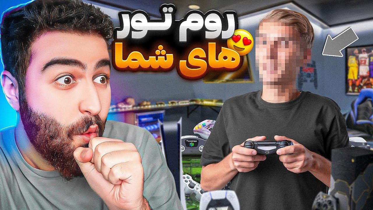 اتاق های گیمینگ خفن شما 😍💵 32 تا کنسول داشت !!