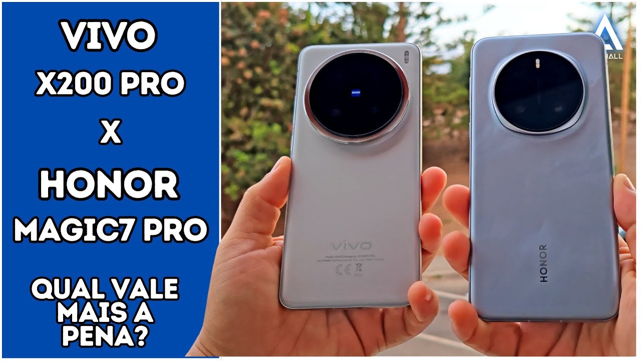 Vivo X200 Pro vs Honor Magic7 Pro: COMPARATIVO EM VERSÃO GLOBAL!