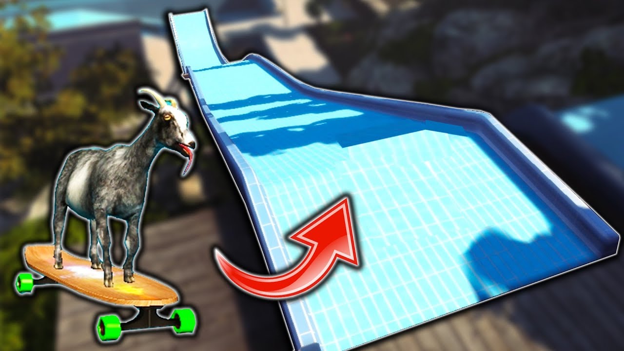 JUMPING OFF THE *BIGGEST* RAMP! (Goat Simulator)