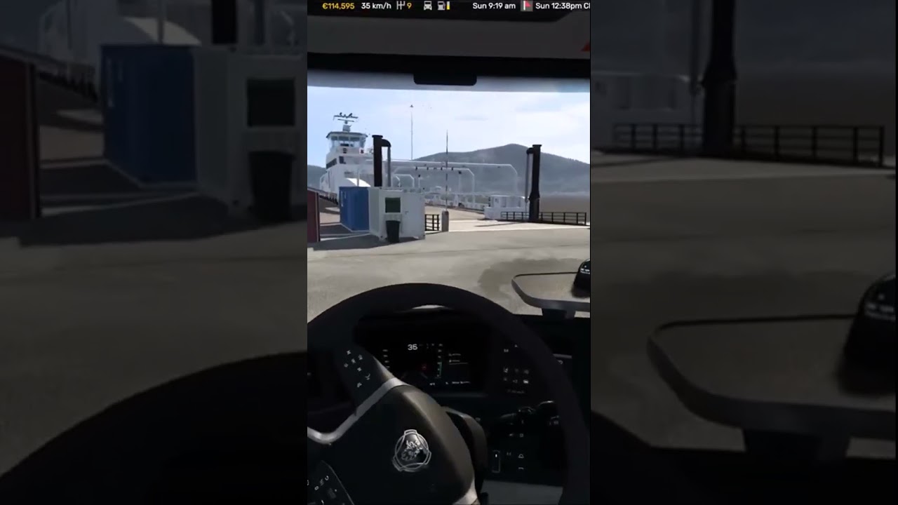 Finding New Routes in Euro Truck Simulator 2 #shorts