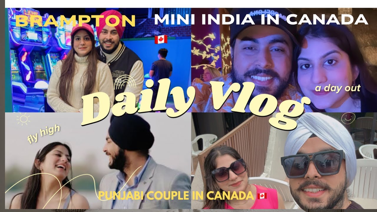 BRAMPTON, TORONTO | Mini India in Canada🇨🇦 Brampton Canada | Punjabi Travel Couple | Jass Simran