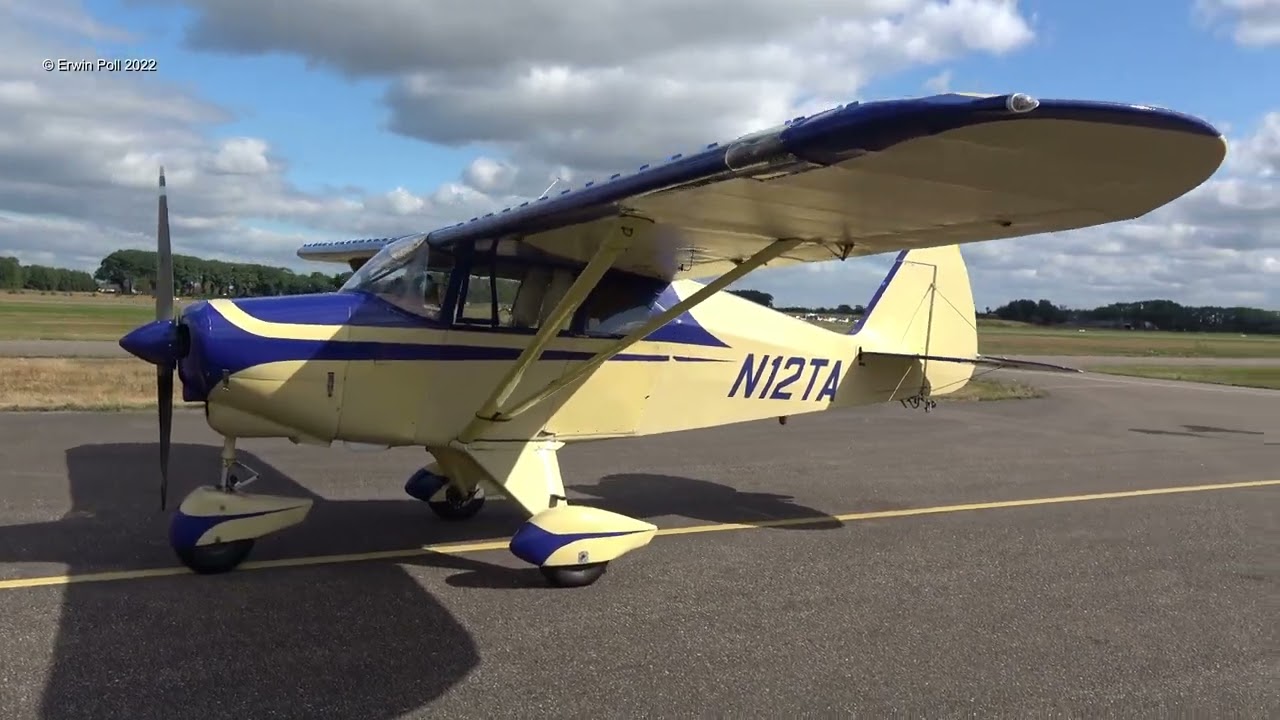 Vintage / Historic Aircraft Piper PA-22-160 Tri-Pacer N12TA Teuge Airport 27 Aug 2022
