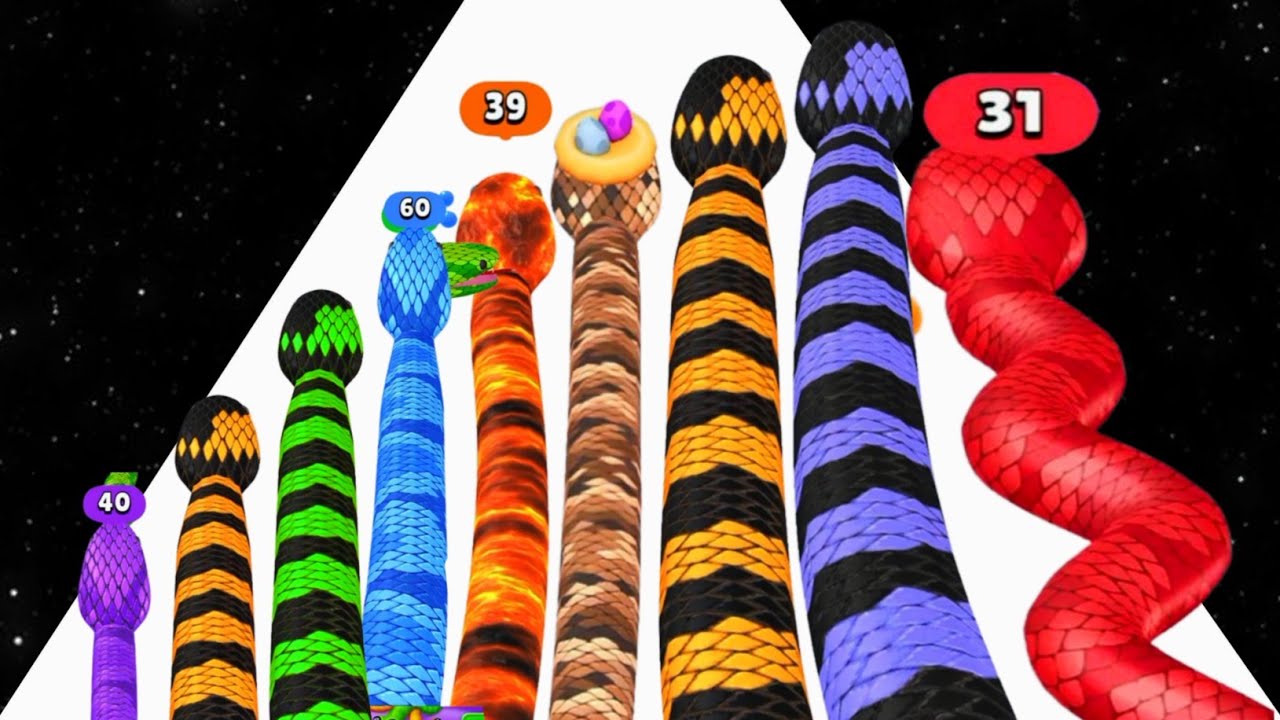 Snake Run Race vs Stack Colours - All Level Gameplay (Freepya, New Update) Mobile Games 