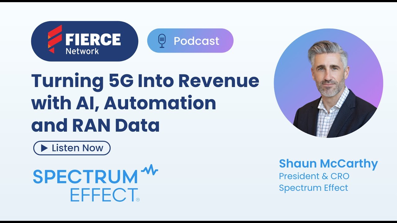 Turning 5G Into Revenue With AI, Automation and RAN Data