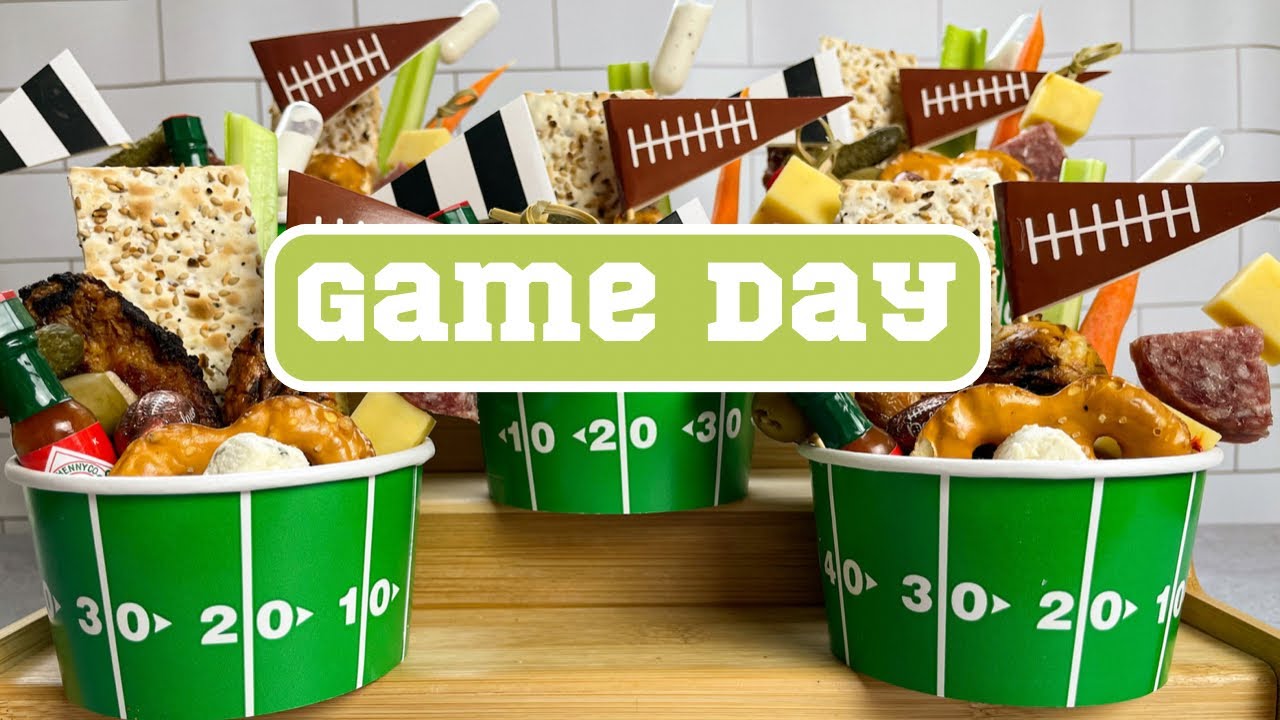 Create the Ultimate Football Snack Cup: Single Serving Charcuterie