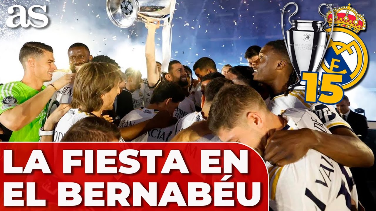 FIESTA COMPLETA BERNABÉU REAL MADRID CAMPEÓN CHAMPIONS | Quinta parada: ARDA GULER, KROOS, MODRIC...