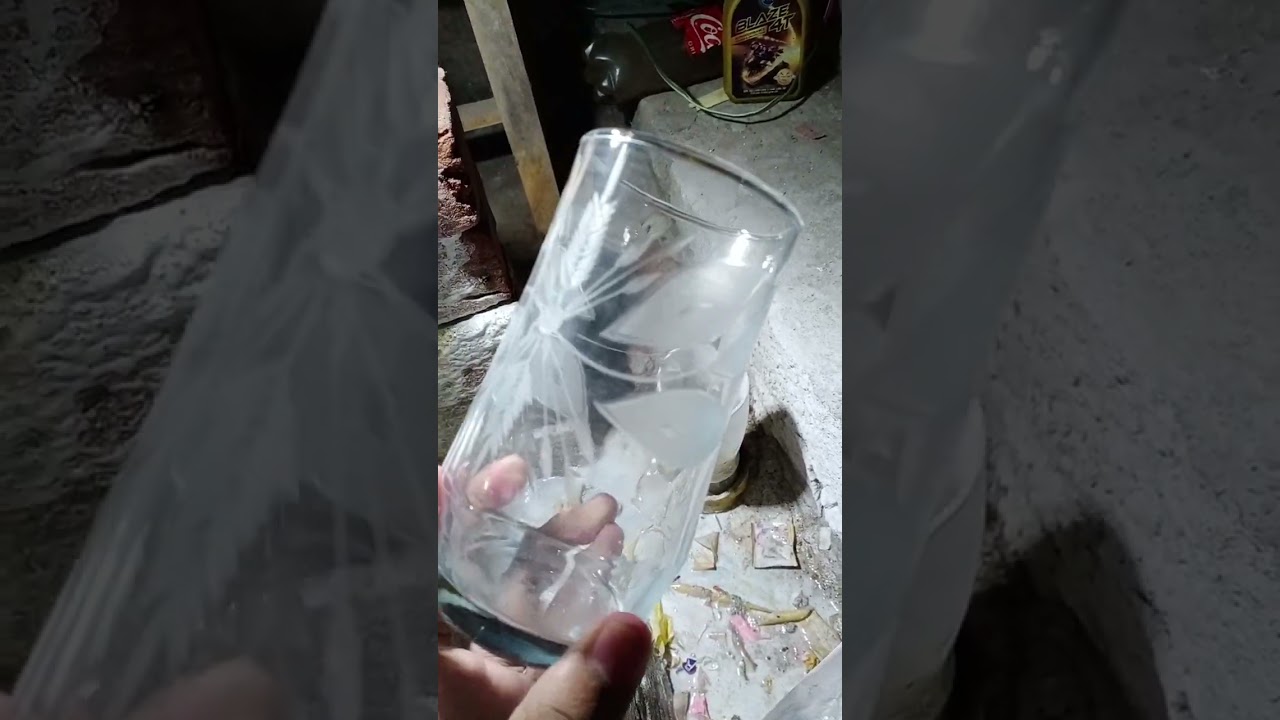 water glass cutting #waterglass #cuttingskills