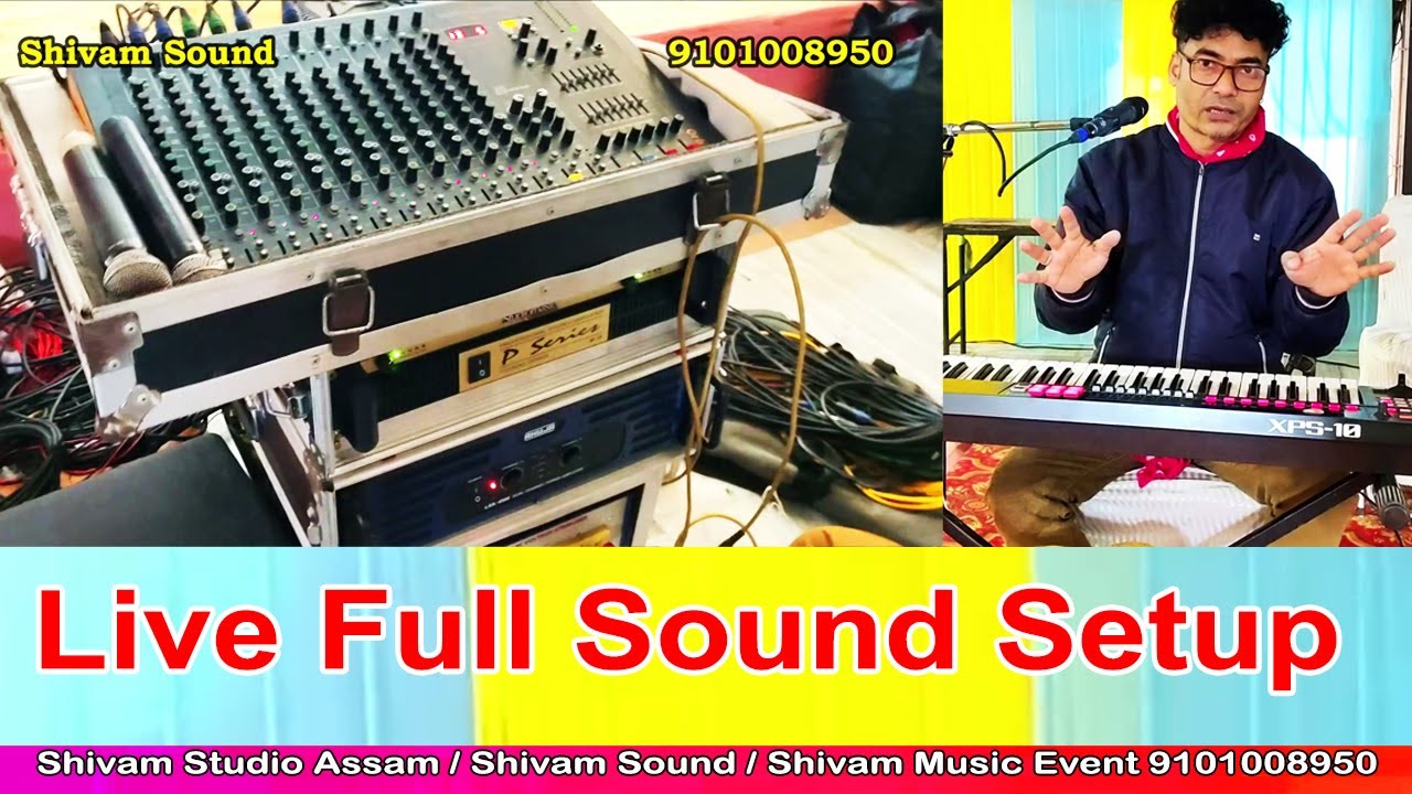 Bhajan mai full sound setup keise kare / Full Sound setup// Dynatech 15 Inch Active Monitor /