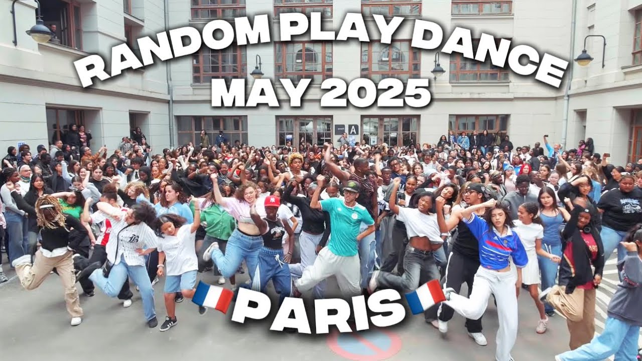 💥!!! PART 1 - CLYDE'S RANDOM PLAY DANCE - MAY 2025 PARIS, FRANCE 🇫🇷💕