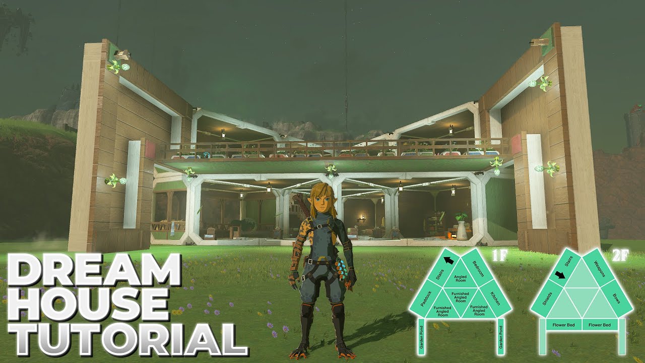 Totk Dream House Build Tutorial | The Legend of Zelda: Tears of the Kingdom