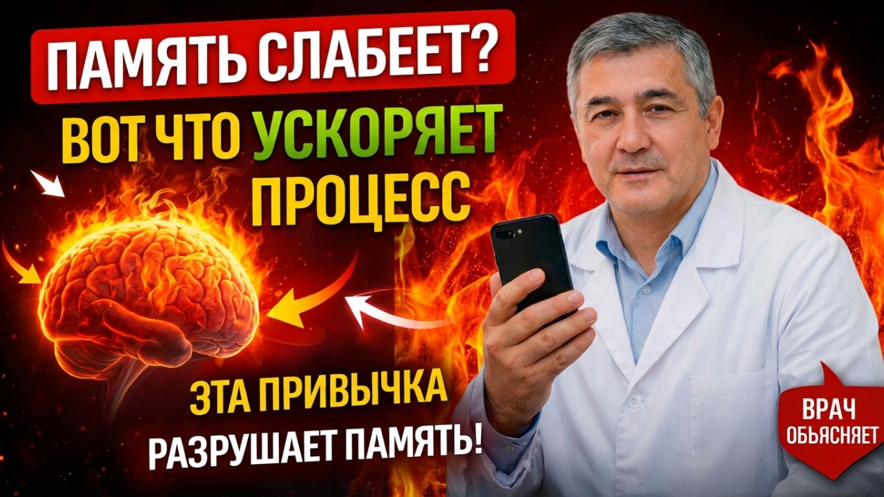 ПАМЯТЬ Начинает Снижаться Раньше, Чем Вы Думаете — ЭТА Повседневная Привычка Ускоряет Процесс
