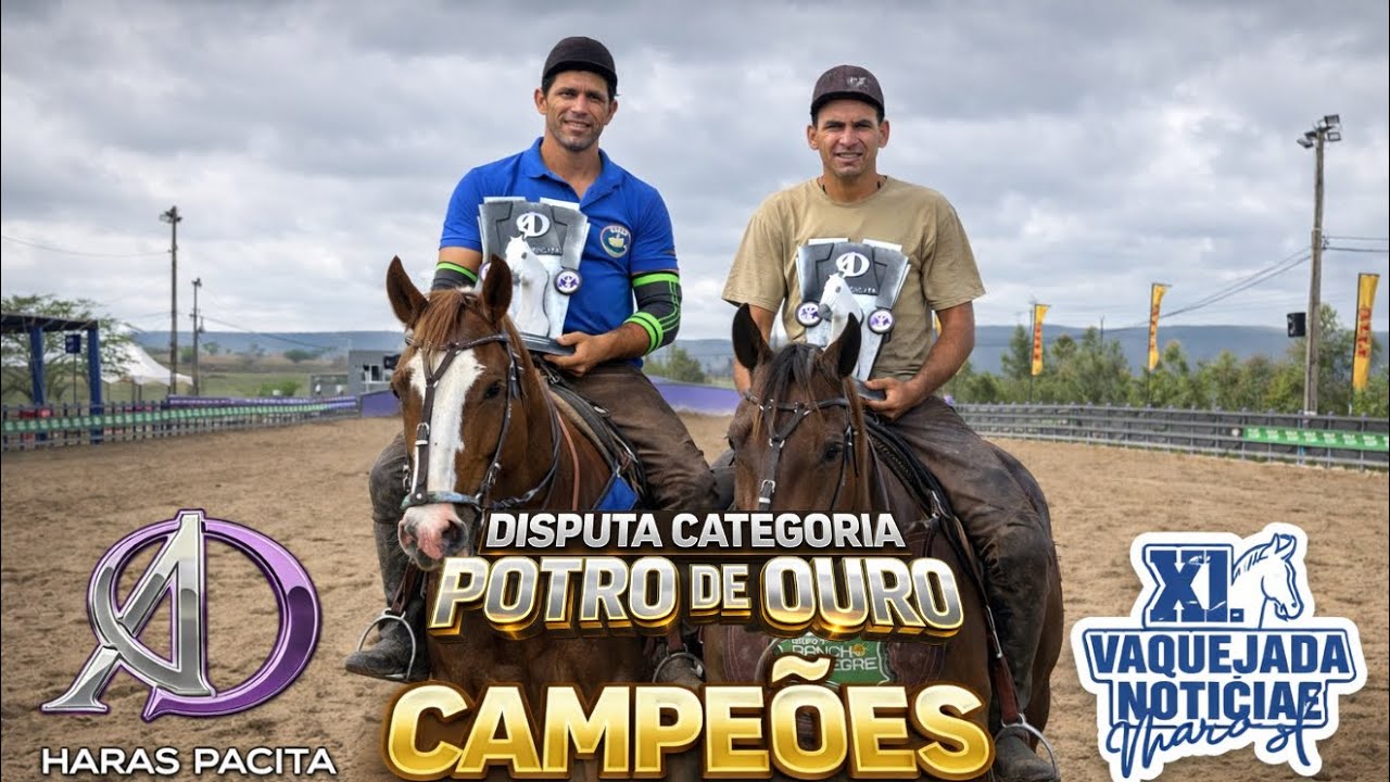DISPUTA CATEGORIA POTRO DE OURO 🏆 | ETAPA ACQM NO HARAS PACITA | VAQUEJADA AO VIVO